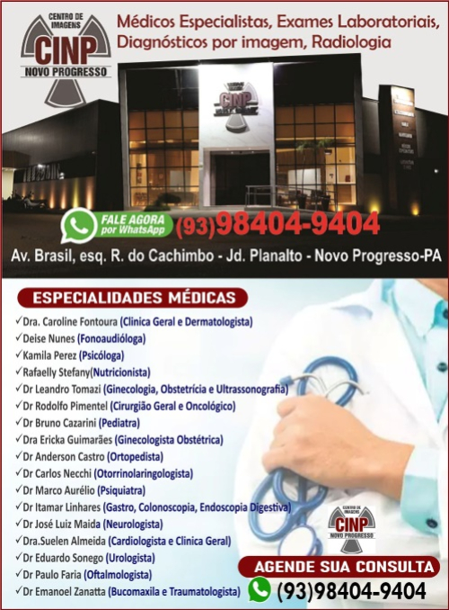 Clinica CINP - CENTRO DE IMAGENS NOVO PROGRESSO Novo Progresso PA