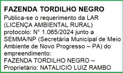 foto Notícia Novo Progresso