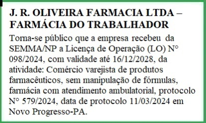 foto Notícia Novo Progresso