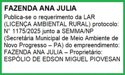 foto Not&iacute;cia Novo Progresso