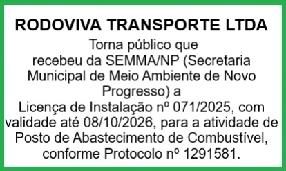 foto Not&iacute;cia Novo Progresso