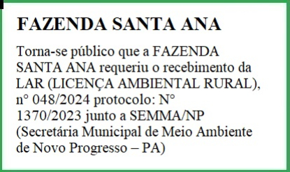 foto Not&iacute;cia Novo Progresso