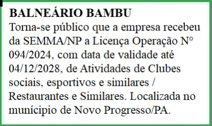 foto Notícia Novo Progresso