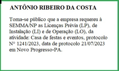 foto Notícia Novo Progresso