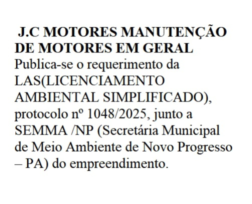 foto Not&iacute;cia Novo Progresso