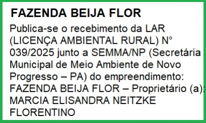 foto Not&iacute;cia Novo Progresso